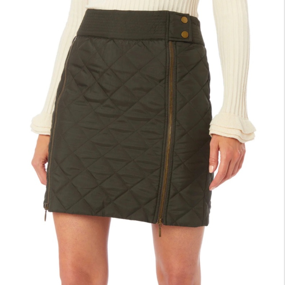 Marie Oliver army green Bette skirt